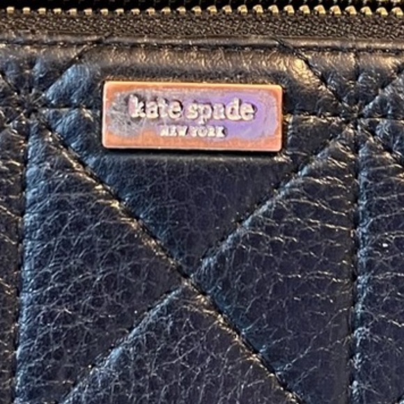 Kate Spade Whitaker Place Nisha Quilted Black Leather Wallet - Picture 3 of 7